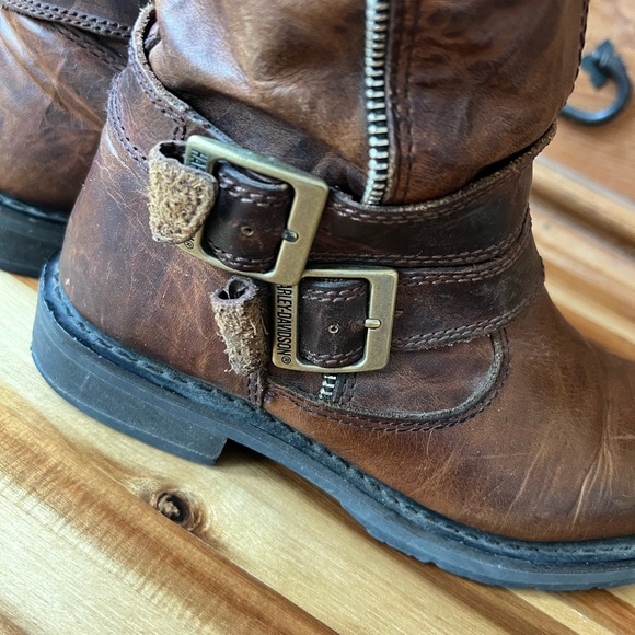Harley-Davidson Women’s Sennett Tabacco Motorcycle Boots *RARE* - Picture 16 of 16